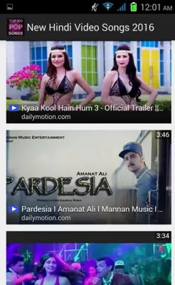 Indian Video Songs android App screenshot 0