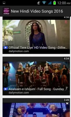 Indian Video Songs android App screenshot 3